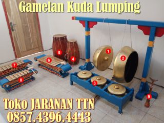 Seperangkat Gamelan Kuda Kepang / Kuda Lumping / Jaranan/ Ebeg