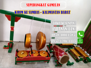 Pengiriman Paket Gamelan Jaranan Tujuan Sambas Kalimantan Barat Periode 08/2022